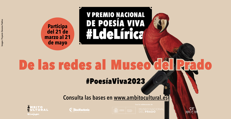Imagen del evento ¡Ya puedes participar en la V edición del Premio Nacional de Poesía Viva #LdeLírica!
